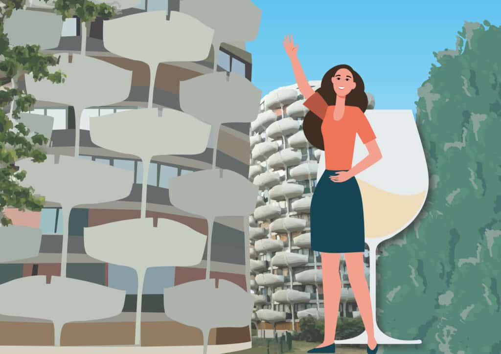 Femme ayant passer sa formation permis d'exploitation à créteil