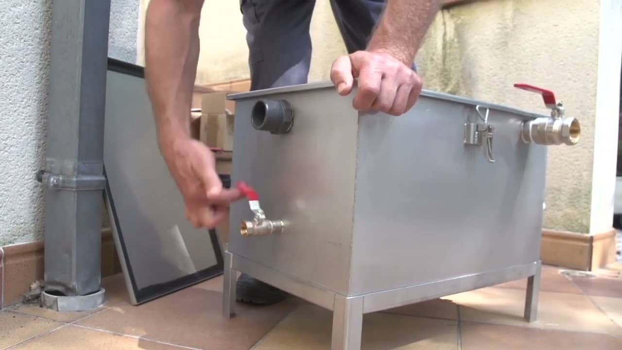 Le bac à graisse au restaurant