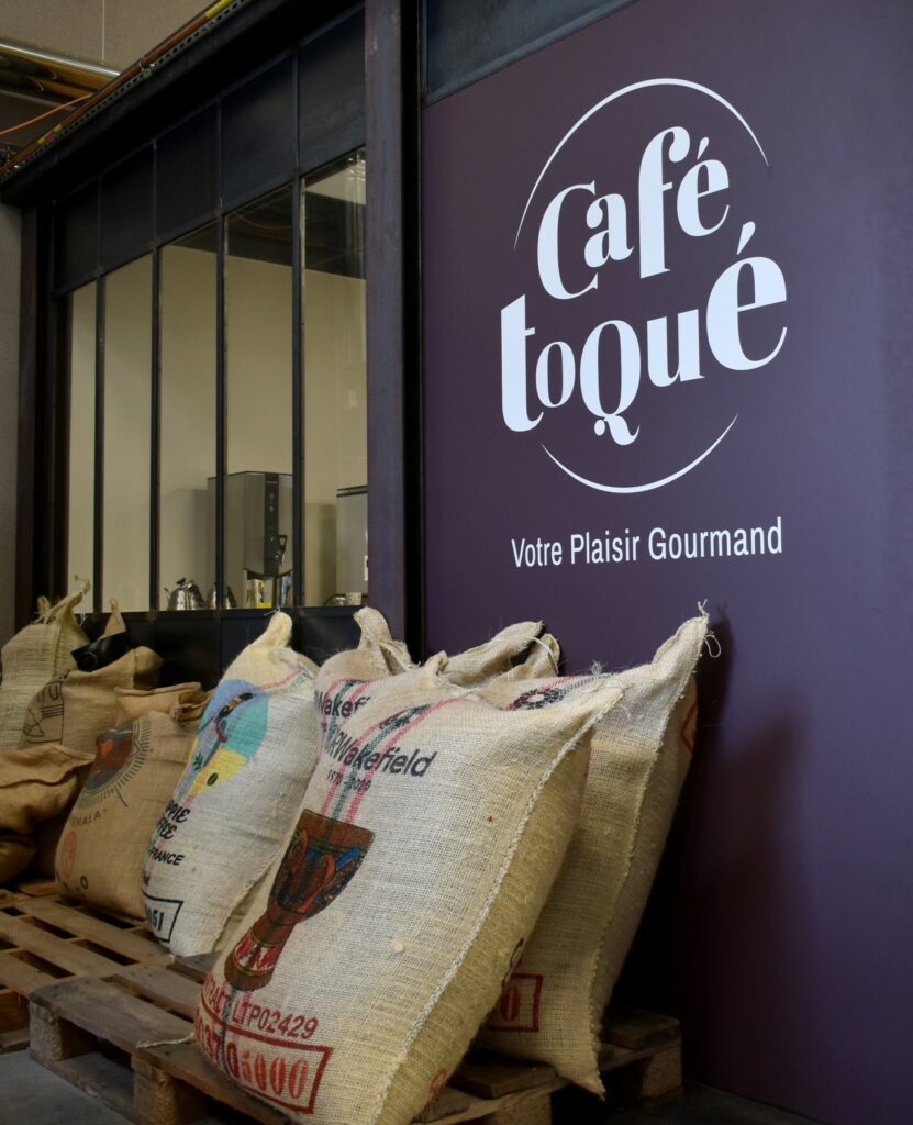 sac en toile de jute pour le café de spécialité café toqué