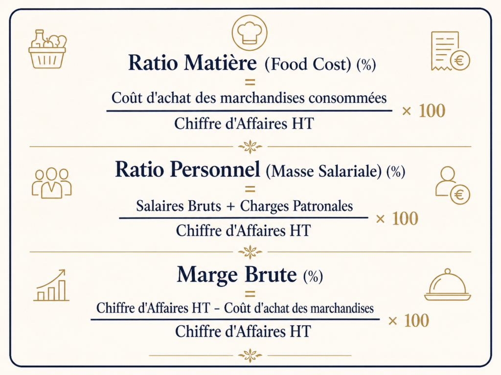 comment calculer les ratios financier en restauration